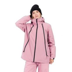 Damska kurtka narciarska Protest Nara. Czerwone kurtki narciarskie Protest, na zimę, bez wzorów, bez kaptura, narciarskie. W wyprzedaży za 750.50 zł.