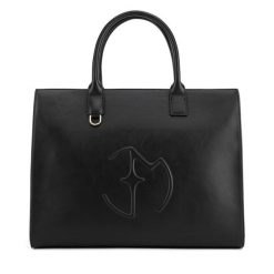 Torebka Eva Minge. Czarne torebki klasyczne Eva Minge, bez wzorów, klasyczne, bez dodatków. Za 359.99 zł.