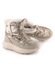 Alpine Pro Kozaki zimowe "Ugewa" w kolorze beżowym rozmiar: 40. Brązowe kozaki Alpine Pro, na zimę, bez wzorów, eleganckie, bez obcasa, bez zapięcia. Za 303.06 zł.