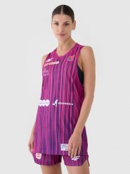 4F Koszulka meczowa replika wyjazdowa z sezonu 2024/25 damska 4F x KS Bydgoszcz - multikolor XL. Białe t-shirty sportowe 4f, l, bez wzorów, z dzianiny, bez ramiączek, na fitness i siłownię. Za 199.99 zł.