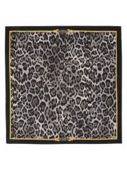 Guess Chusta w kolorze szaro-antracytowym - 88 x 88 cm rozmiar: onesize. Czarne chusty Guess, z aplikacjami, z jedwabiu. Za 239.86 zł.