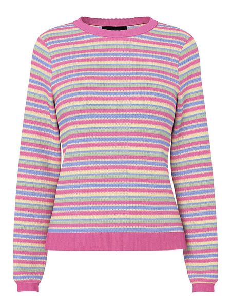 Pieces Sweter "Pcdiana" w kolorze różowym rozmiar: L. Różowe swetry Pieces, l, bez wzorów, bez ramiączek. Za 91.77 zł.