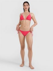 4F Dół od bikini damski - różowy M. Czerwone bikini 4f, bez wzorów, z elastanu, klasyczne. W wyprzedaży za 29.99 zł.