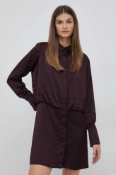 Dkny sukienka kolor fioletowy mini prosta. Fioletowe sukienki DKNY, na co dzień, l, bez wzorów, bez kołnierzyka, bez ramiączek, maxi, proste. Za 749.99 zł.