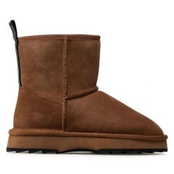 Śniegowce EMU Australia. Brązowe śniegowce Emu Australia, bez wzorów, bez zapięcia. Za 799.99 zł.