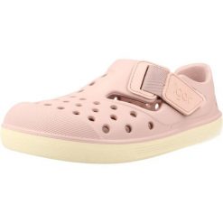 Sandały IGOR MALIBU Rose. Czerwone sandały IGOR, bez wzorów, z materiału, bez obcasa, bez zapięcia. Za 155.99 zł.