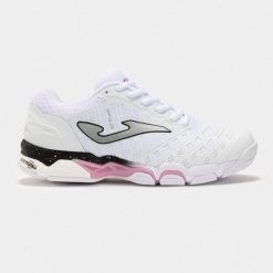 Buty do siatkówki damskie Joma V.Impulse. Białe buty treningowe Joma, bez wzorów, z gumy, bez zapięcia, do siatkówki. Za 369.99 zł.