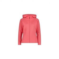 Bluza sportowa damska CMP 32C8386B614. Czerwone bluzy z kapturem CMP, m, bez wzorów, z kapturem, trekkingowe. Za 422.00 zł.