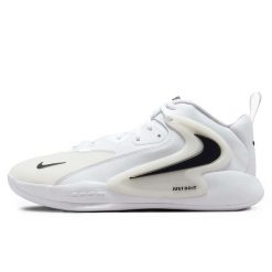 Buty Nike Do Siatki Nike Zoom Hyperset 2 Dorosłych. Białe buty treningowe Nike, bez wzorów, z gumy, bez zapięcia, do siatkówki, nike zoom. Za 599.99 zł.