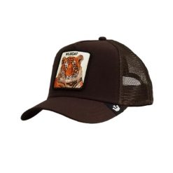 Czapka z daszkiem Goorin Bros. The Wild Tiger Trucker 101-1757-BRO. Brązowe czapki z daszkiem Goorin Bros, bez wzorów. Za 179.00 zł.
