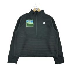 Second life - The North Face Sweter damski Dotknit Thermal 1/4 Zip - Jak nowy. Czarne swetry The North Face, l, bez wzorów, klasyczne, bez ramiączek. Za 149.06 zł.