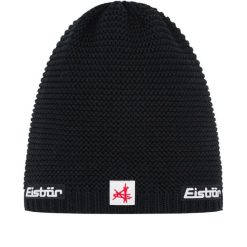Czapka Eisbar Corson OS MÜ SA. Czarne czapki zimowe Eisbär, bez wzorów, z dzianiny, klasyczne. Za 219.90 zł.