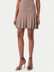 Guess Spódnica mini W6YD21 Z0971 Beżowy ciemny Regular Fit. Brązowe spódnice Guess, m, z aplikacjami, z syntetyku, mini. Za 390.99 zł.