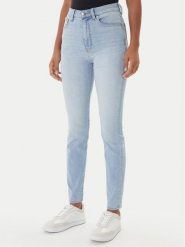 Calvin Klein Jeans Jeansy LV047E610G Niebieski Skinny Fit. Niebieskie jeansy Calvin Klein Jeans, bez wzorów, z bawełny. Za 409.99 zł.