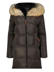 Geographical Norway Parka w kolorze brązowym rozmiar: XL. Brązowe płaszcze Geographical Norway, xl, bez wzorów, bez kaptura. Za 286.16 zł.