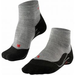 Skarpetki damskie Falke TK5 Short. Szare skarpetki COCOON, bez wzorów, z materiału. Za 156.50 zł.