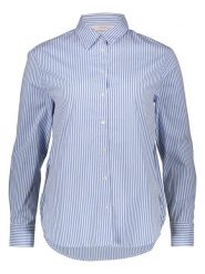 ONLY Koszula w kolorze niebiesko-białym rozmiar: XS. Niebieskie koszule ONLY, xs, bez wzorów, bez kołnierzyka, bez ramiączek. Za 86.99 zł.