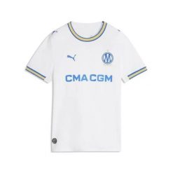 Koszulka Domowa damska OM 2026/27. Białe t-shirty sportowe Puma, xl, bez wzorów, z materiału, bez ramiączek, na fitness i siłownię. Za 431.00 zł.