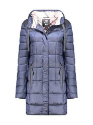 Canadian Peak Płaszcz zimowy "Bullieak" w kolorze niebieskim rozmiar: L. Niebieskie płaszcze Canadian Peak, na zimę, l, bez wzorów, z puchu, bez kaptura. Za 279.11 zł.