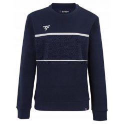 Bluza damska lifestyle Tecnifibre Team Sweater. Białe bluzy TECNIFIBRE, bez wzorów, bez ramiączek, bez kaptura. Za 314.00 zł.