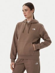 The North Face Bluza Evolution Simple Dome NF0A8CWN Brązowy jasny Regular Fit. Brązowe bluzy The North Face, s, bez wzorów, z bawełny, bez ramiączek, bez kaptura. Za 299.99 zł.