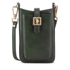 Torebka U.S. Polo Assn. Zielone listonoszki U.S. Polo Assn., bez wzorów, bez dodatków. Za 269.99 zł.