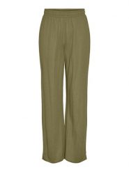 Pieces Spodnie w kolorze khaki rozmiar: S. Brązowe spodnie materiałowe Pieces, bez wzorów, z materiału. Za 48.50 zł.