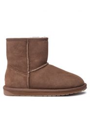 EMU Australia Śniegowce Stinger Mini W10003 Brązowy. Brązowe śniegowce Emu Australia, bez wzorów, ze skóry, bez zapięcia. Za 749.99 zł.