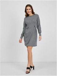 Orsay Sukienka dzianinowa w kolorze czarnym rozmiar: S. Czarne sukienki Orsay, na co dzień, s, bez wzorów, z dzianiny, bez kołnierzyka, bez ramiączek, mini, proste. Za 78.95 zł.