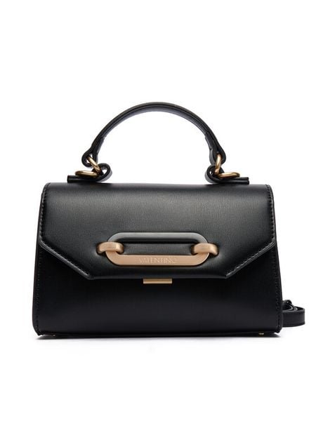 Valentino Torebka Why Re VBS9E128 Czarny. Czarne torebki klasyczne Valentino, bez wzorów, ze skóry, bez dodatków. Za 449.99 zł.