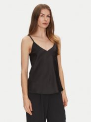 Rinascimento Top CFC0122601003 Czarny Regular Fit. Czarne topy Rinascimento, xs, bez wzorów, z syntetyku, bez kołnierzyka, bez ramiączek. Za 139.99 zł.