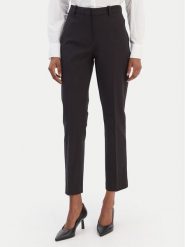 Tommy Hilfiger Chinosy Gabardine WW0WW48350 Czarny Slim Fit. Czarne spodnie materiałowe Tommy Hilfiger, bez wzorów, z bawełny. Za 499.99 zł.