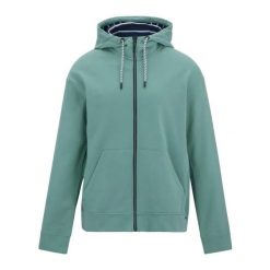 Bluza damska z kapturem Regatta Bayletta. Zielone bluzy Regatta, bez wzorów, z materiału, bez ramiączek, z kapturem. Za 261.50 zł.