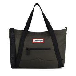 Torba Hunter. Brązowe torby sportowe Hunter, bez wzorów. Za 199.99 zł.