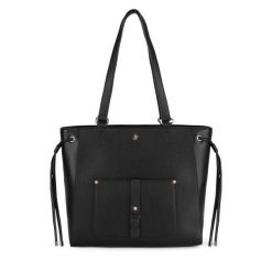 Torebka Beverly Hills Polo Club. Czarne torebki klasyczne Beverly Hills Polo Club, bez wzorów, klasyczne, bez dodatków. Za 229.99 zł.