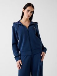 Guess Kardigan 164823 Niebieski Classic Fit. Niebieskie swetry Guess, xxs, z aplikacjami, z syntetyku, bez ramiączek. Za 399.99 zł.