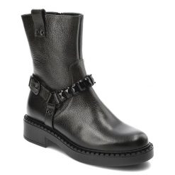 Zielone Botki Armodo Modne Obuwie Damskie Z Eleganckim Paskiem. Zielone botki Armodo, bez wzorów, z materiału, eleganckie, bez obcasa, na obcasie, bez zapięcia. Za 429.00 zł.