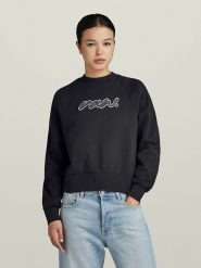 G-Star Bluza w kolorze czarnym rozmiar: S. Czarne bluzy G-Star, s, bez wzorów, z bawełny, bez kaptura. Za 140.20 zł.