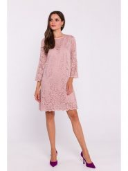 Stylove Sukienka w kolorze jasnoróżowym rozmiar: S. Różowe sukienki Stylove, s, bez wzorów, z koronki, bez kołnierzyka, bez ramiączek, mini. Za 315.95 zł.