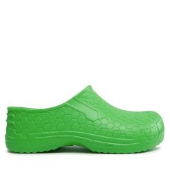 Klapki Dry Walker. Zielone klapki Dry Walker, bez wzorów, bez obcasa, bez zapięcia. Za 59.99 zł.