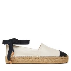 Espadryle Tory Burch. Brązowe espadryle Tory Burch, bez wzorów, bez obcasa. Za 1,399.00 zł.