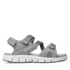 Sandały Halti. Szare sandały Halti, bez wzorów, bez obcasa, na płaskiej podeszwie, bez zapięcia. Za 249.99 zł.
