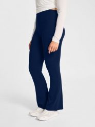 Damskie legginsy z wysokim stanem Hummel. Niebieskie legginsy Hummel, bez wzorów, z elastanu, klasyczne. Za 286.00 zł.