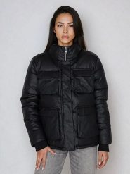 Steve Madden Kurtka przejściowa w kolorze czarnym rozmiar: XL. Czarne kurtki Steve Madden, xl, bez wzorów, bez kaptura. Za 173.99 zł.