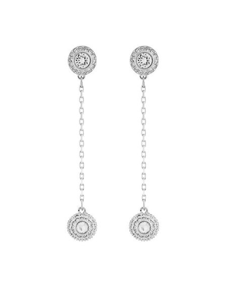 Swarovski Kolczyki 5732273 Srebrny. Szare kolczyki Swarovski, srebrne. Za 459.99 zł.