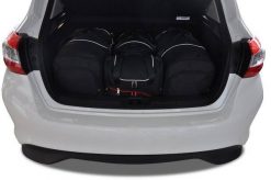 Torby Do Bagażnika Nissan Pulsar 2014-2018 4Szt Kjust. Czarne torby podróżne KJUST, bez wzorów, z kauczuku. Za 1,203.00 zł.