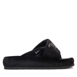 Japonki Juicy Couture. Czarne japonki Juicy Couture, bez wzorów. Za 159.99 zł.