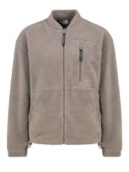 Sublevel Kurtka polarowa w kolorze szarobrązowym rozmiar: XS. Szare kurtki Sublevel, xs, bez wzorów, z polaru, bez kaptura. Za 152.98 zł.