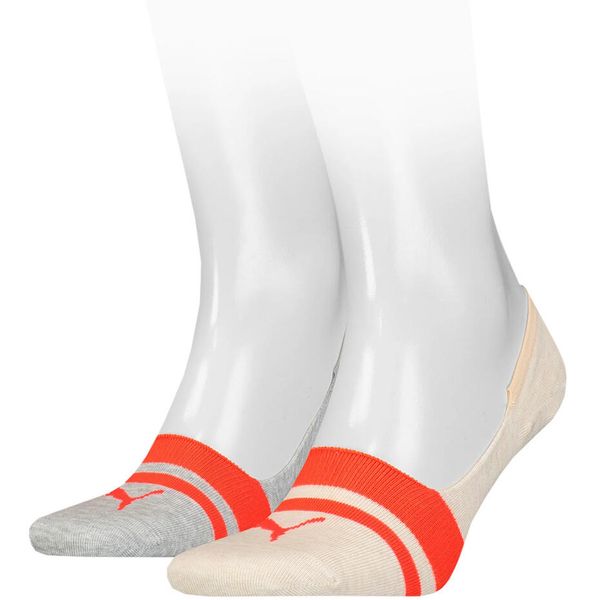 Skarpety Puma Heritage Footie 2P. Brązowe skarpetki Puma, bez wzorów, z bawełny. Za 30.99 zł.