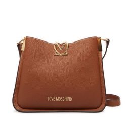 Torebka LOVE MOSCHINO. Brązowe listonoszki Love Moschino, bez wzorów, bez dodatków. Za 939.99 zł.